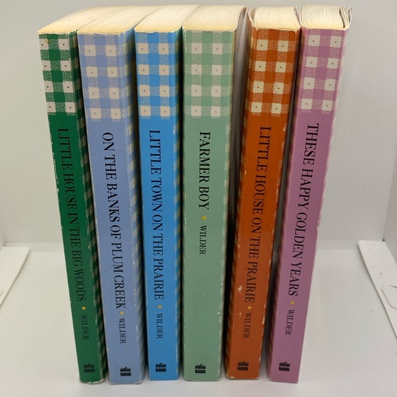 Set of 6 Little House On The Prairie Books Series Laura Ingalls Wilder - Picture 2 of 16